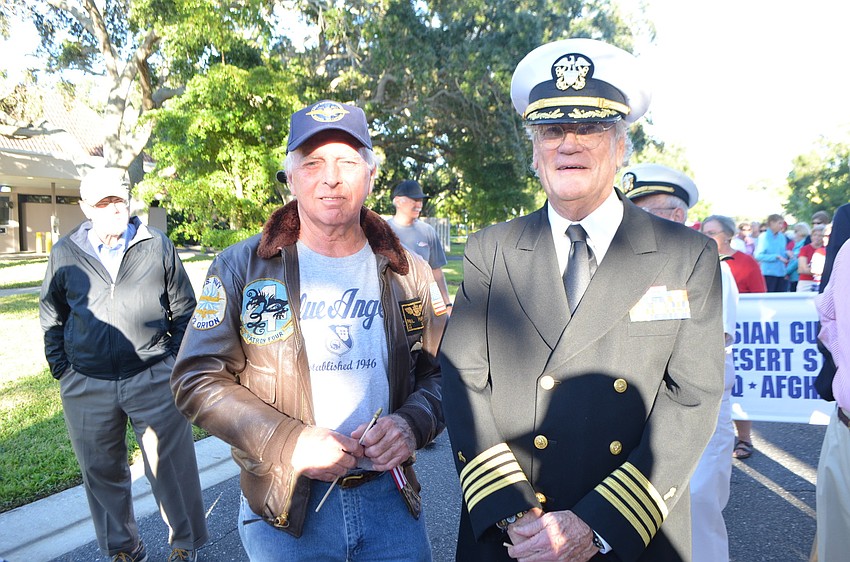 Phil Hardy and the Rev. Vincent Carroll