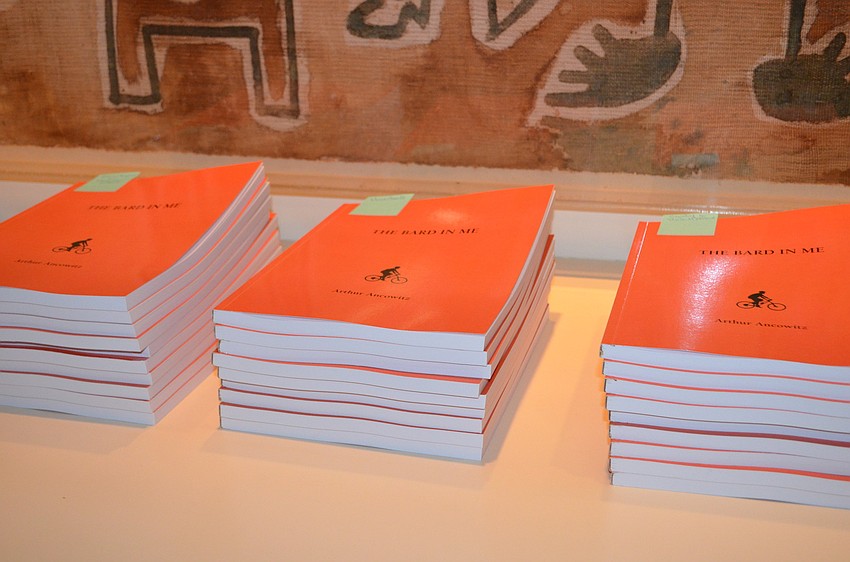 Ancowitzâ€™s poetry book is not for sale, but each guest was given a copy to enjoy.