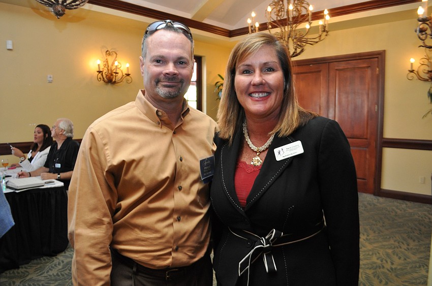 Finalist Rick Bennet poses with Kerry Conboy.