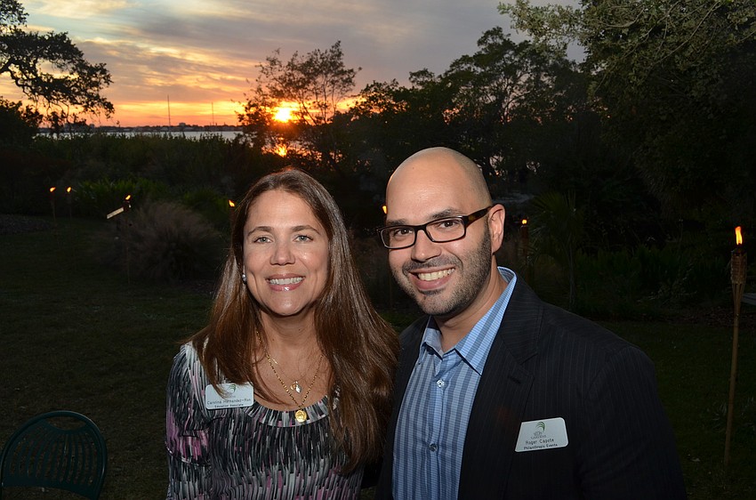 Carolina Hernandez-Ron and Roger Capote