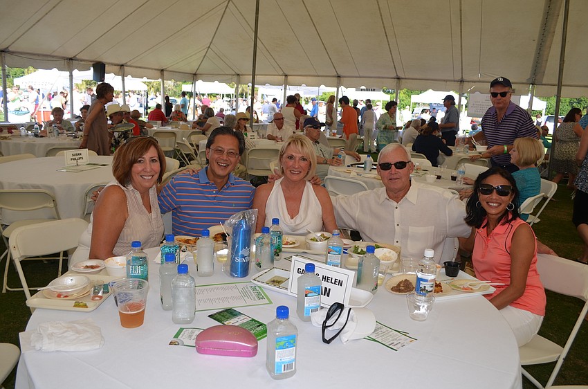 Gail Dyer, Gary Chan, Sue and Jack Anderson and Helen Chan