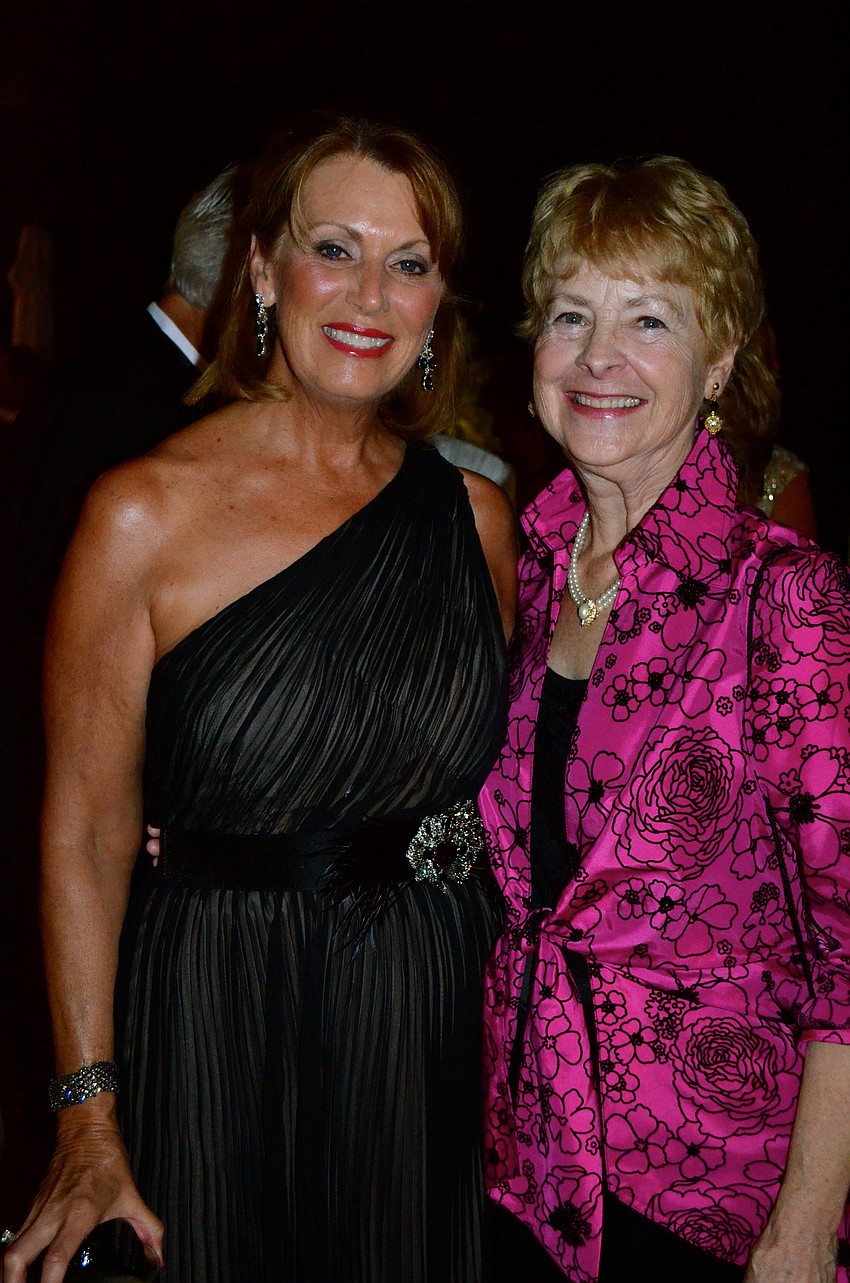 Beckie Suverkrup and Karen Mathis wear matching smiles.