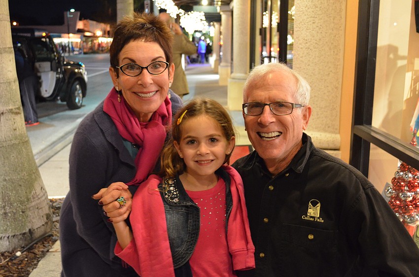Janis and Ron Collier with their granddaughter Liza Collier.