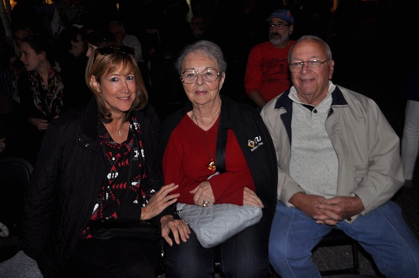 Laura Weinshel joins her parents-in-law, Renee and Leo Weinshel.