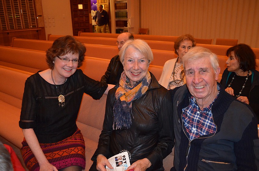 Stacy Richardson with Ethel and Jeff Doughty