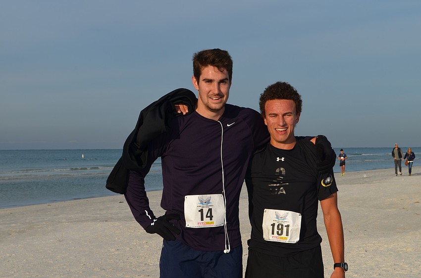 Jake Bokorney and Devon Baughen participated for the second year to remember their former teammate Andrew Monroe.