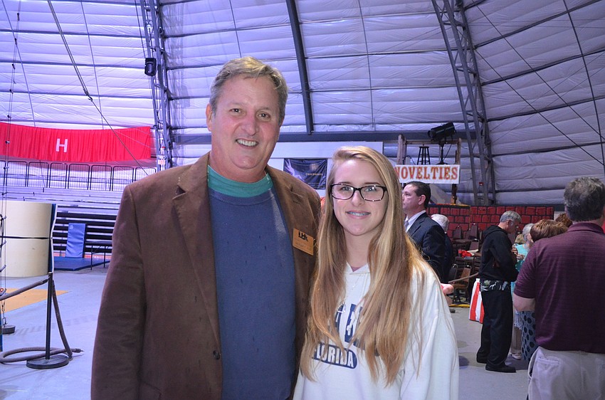 Michael Doll, of Longboat Key Financial Group, with daughter, Madison