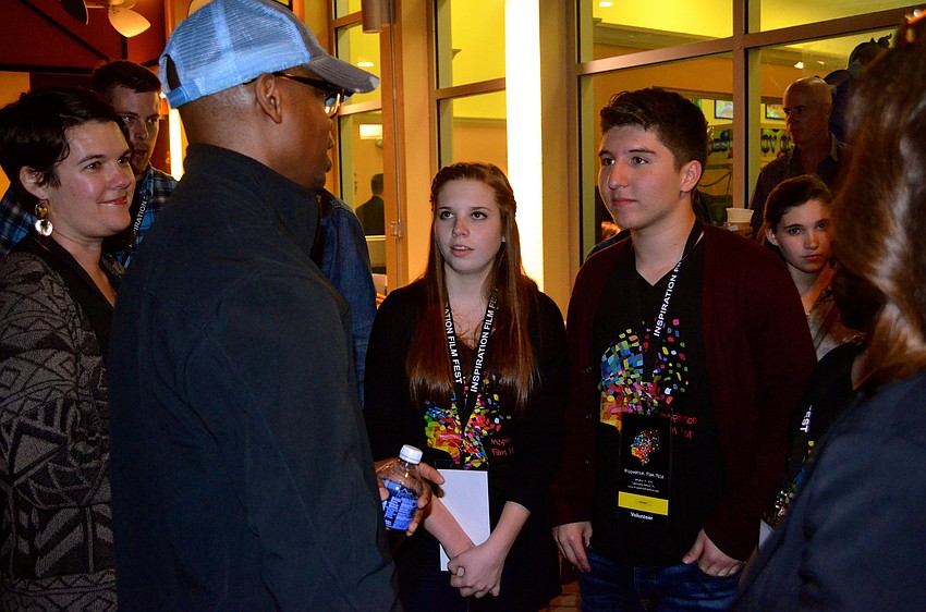 Celebrity Lawrence Gilliard Jr. talks film and acting with students.