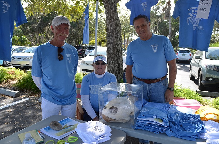 Mike Herron, Cindy Hayworth and Sam Digiammarino, of the Longboat Key Turtle Watch