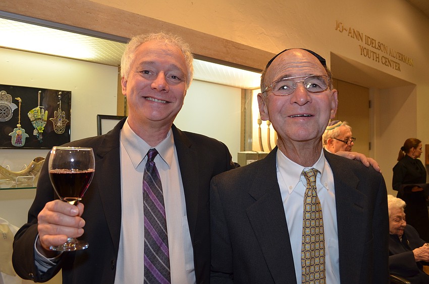 Greg Carlson and Leonard Biberman.