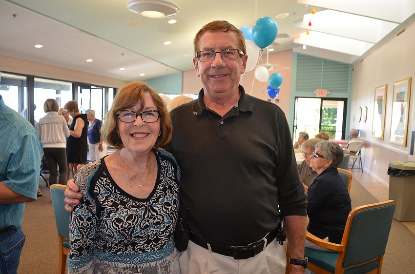 Peggy Jelinek and Generam Manager Bill Deskus