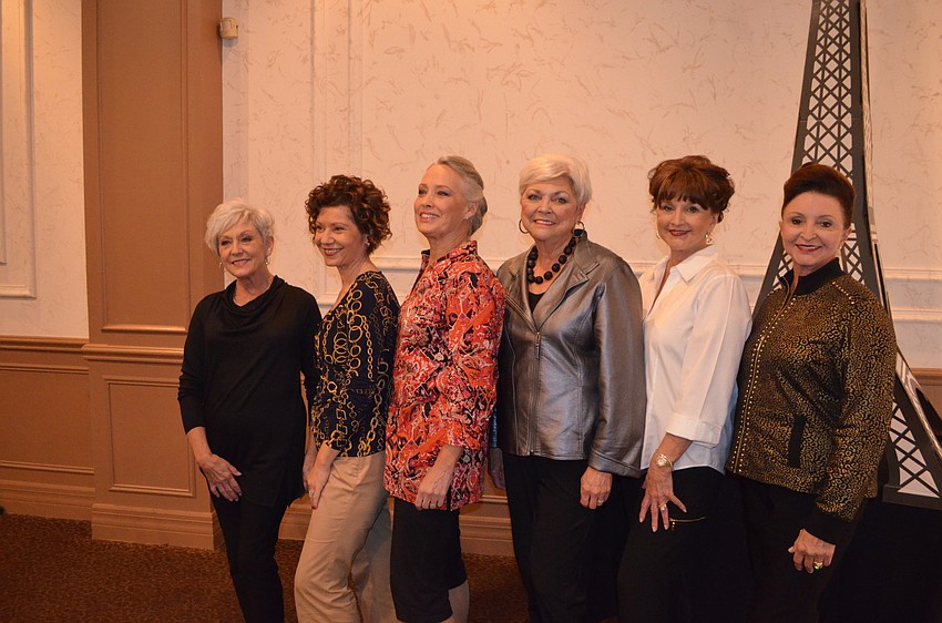 Models Mary K Heyde, Daniele Soiman-Gray, Donna Mulig, Betty McDaniel, Carolyn Neff and Carolyn Kluding