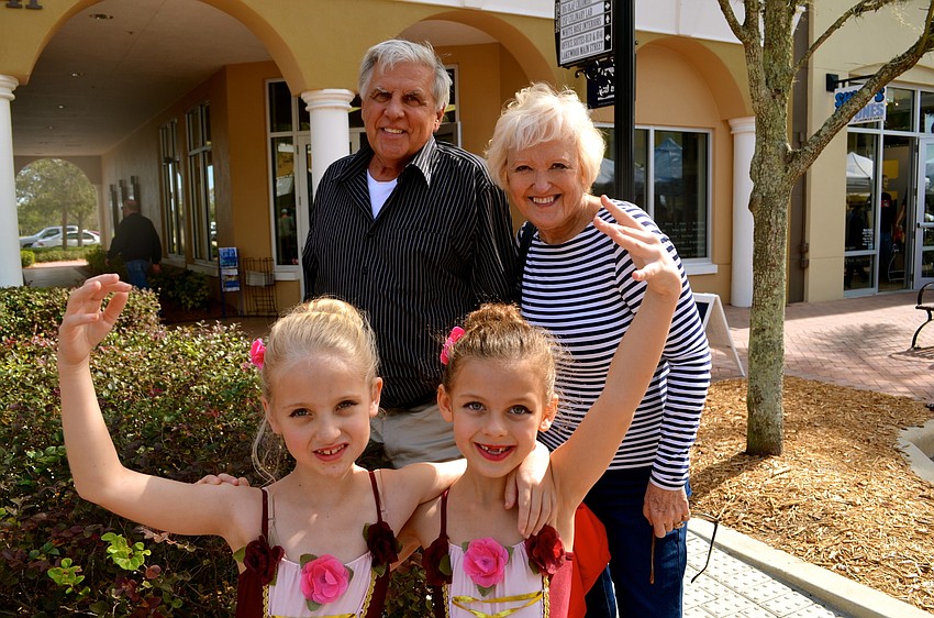 Bob and Emily Young attend the event with Emma Zamikoff and their granddaughter, Lila Burgess.
