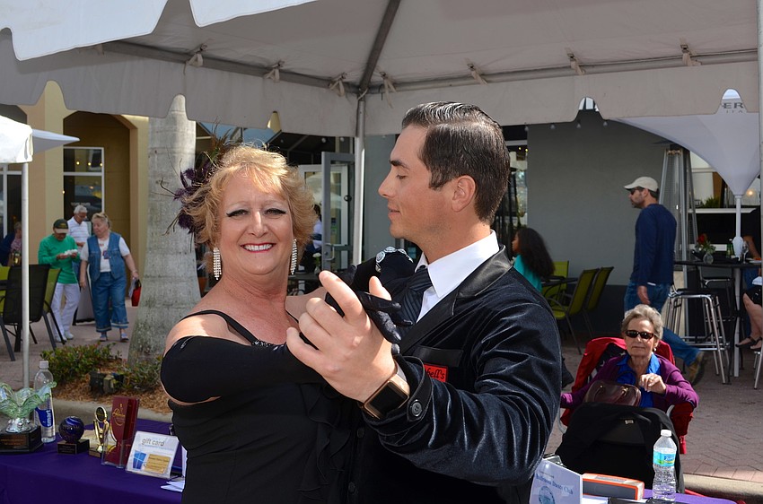 Debbie Haley and Maksim Spasov are ballroom dancers.