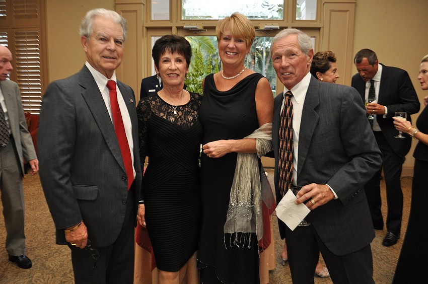 Fred and Ann Riddle with Mike and Gail Zinn