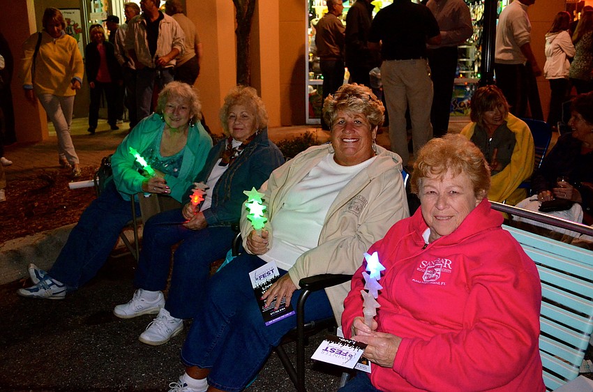 Linda Van Duyn, Beverly Brasgalla, Maureen Bauhof and Mary Bodner often attend Music on Main events.