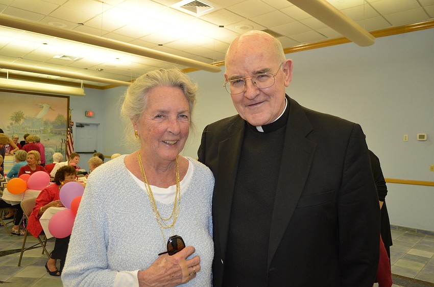 Mary Nolan and Msgr. Gerry Finegan