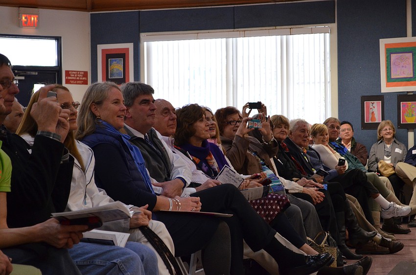 Grandparents and family friends started off the day with a performance by students.