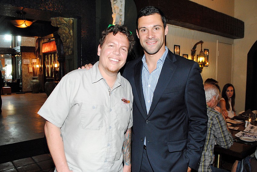 Travis Kruger, Michael Lunn, Chef Darwin Santa Maria, Jorge Rosabal and Matt Cornelius