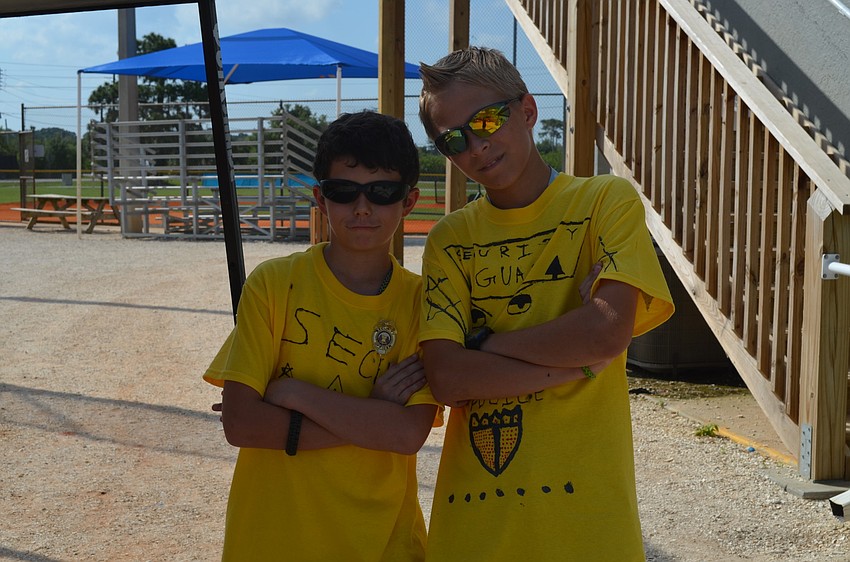 Security guards Cramer and Jeramiah Swafford