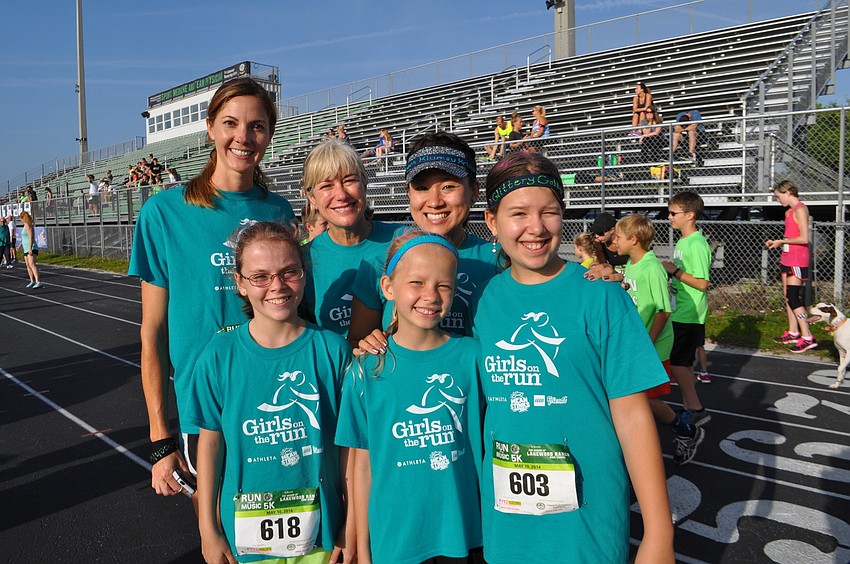 Pictured clockwise from front left are: Rose Houter, Kathryn Keen, Sarah Stern, Krissy Murphy, Gabby Barmash and Jaeden Rae, of Girls Inc.