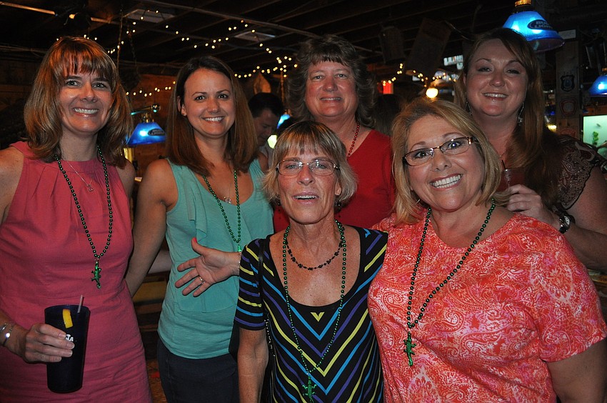 (Back) Hayley Rio, principal of Braden River, with Michelle Thomsen, Penny Stilson, Michelle Krakowsai; (Front) Nancy King and Dehlia Garrity