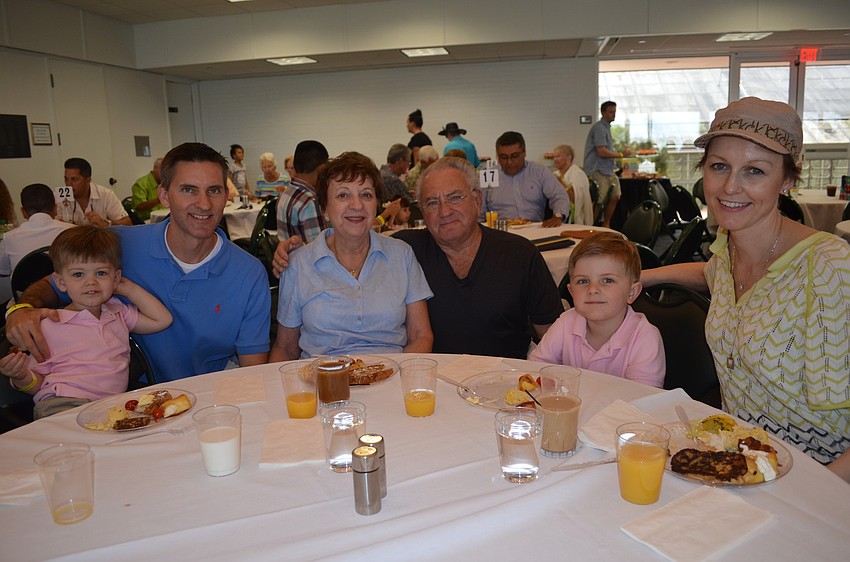 Tony, Marcus, Elizabeth Anne, Al, Fynn and Egle Bavry