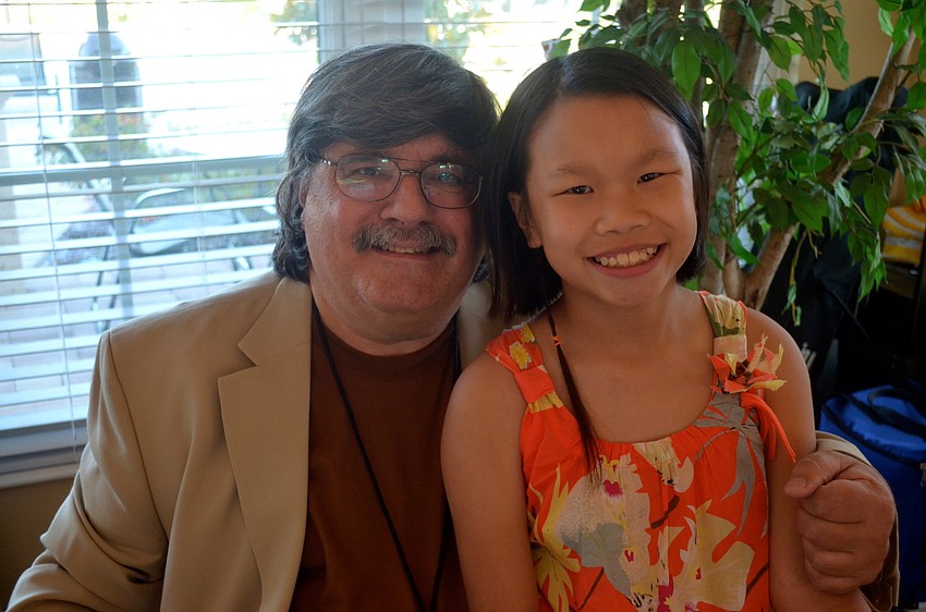 Richard Binbauer and his daughter, Tia.