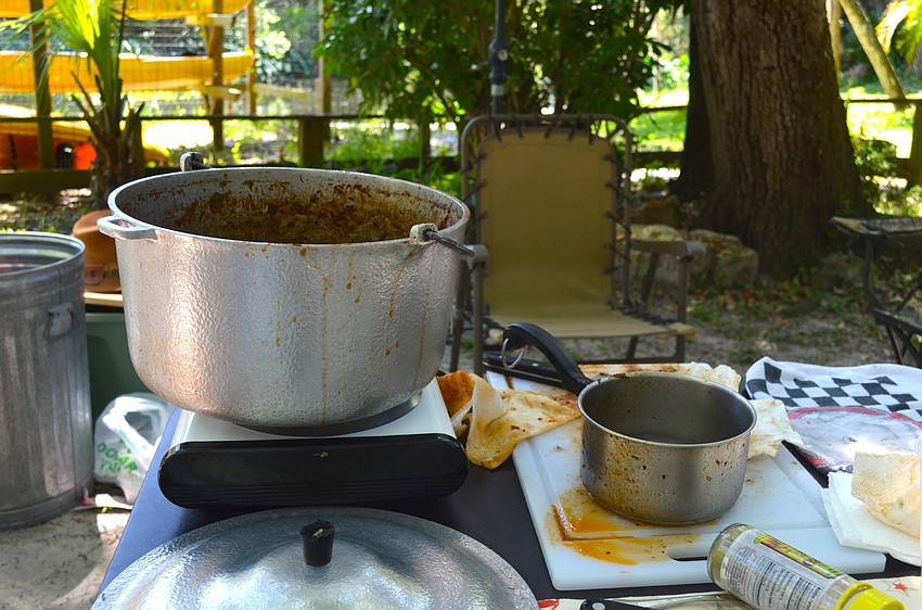 Attendees tasted a variety of gumbo recipes.