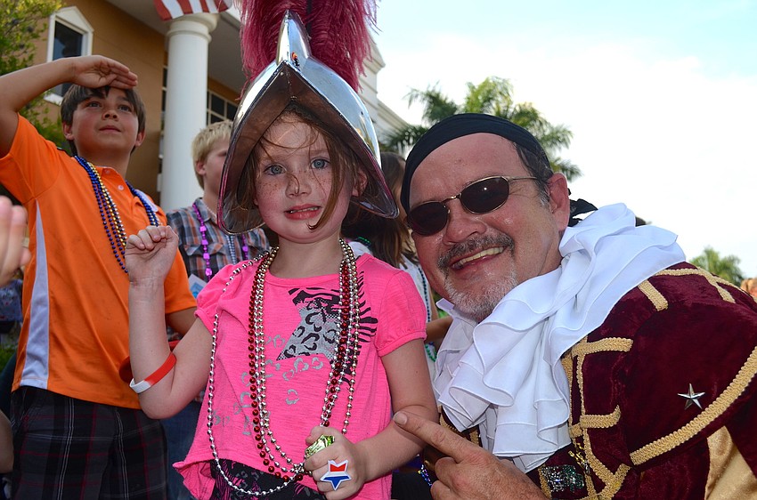 Jordanne Merullo borrows the helmet of Crew of DeSoto member, Shannon Glasgow.
