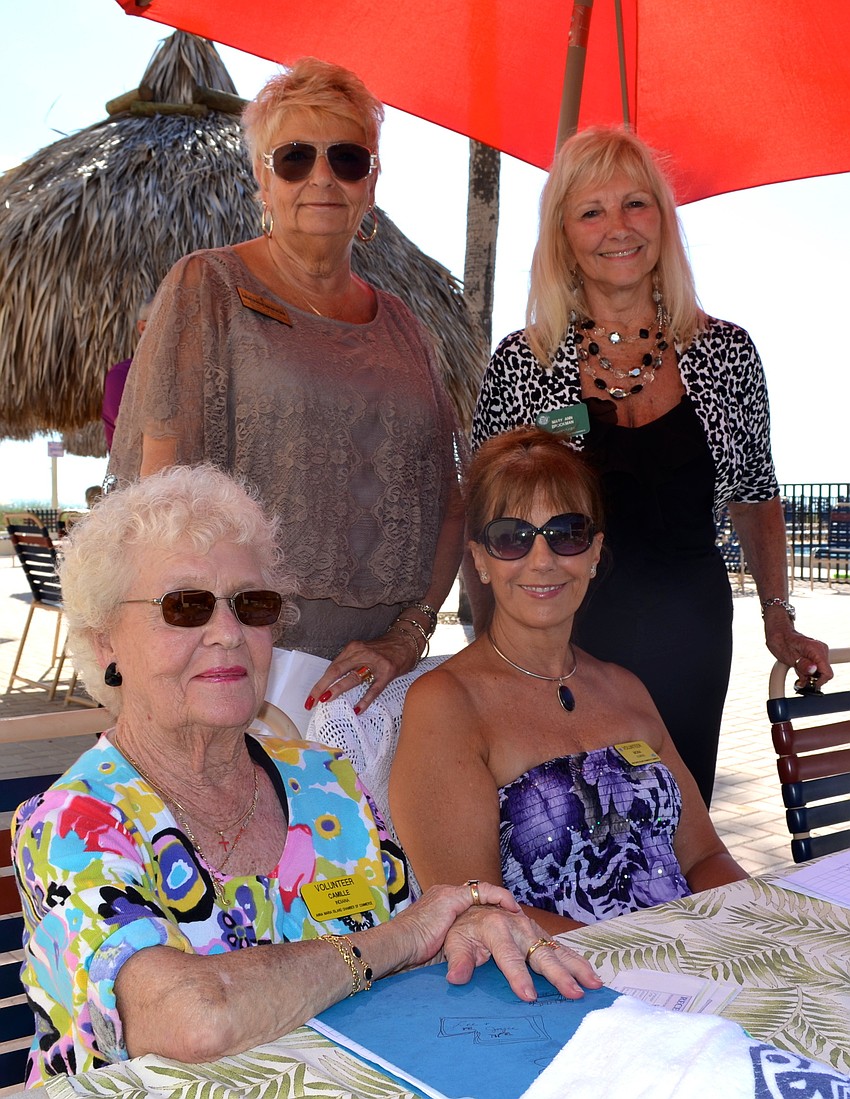 Sitting, Camille Valley and Ramona Hageman; Standing, Ellen Aquilina and Mary Ann Brockman