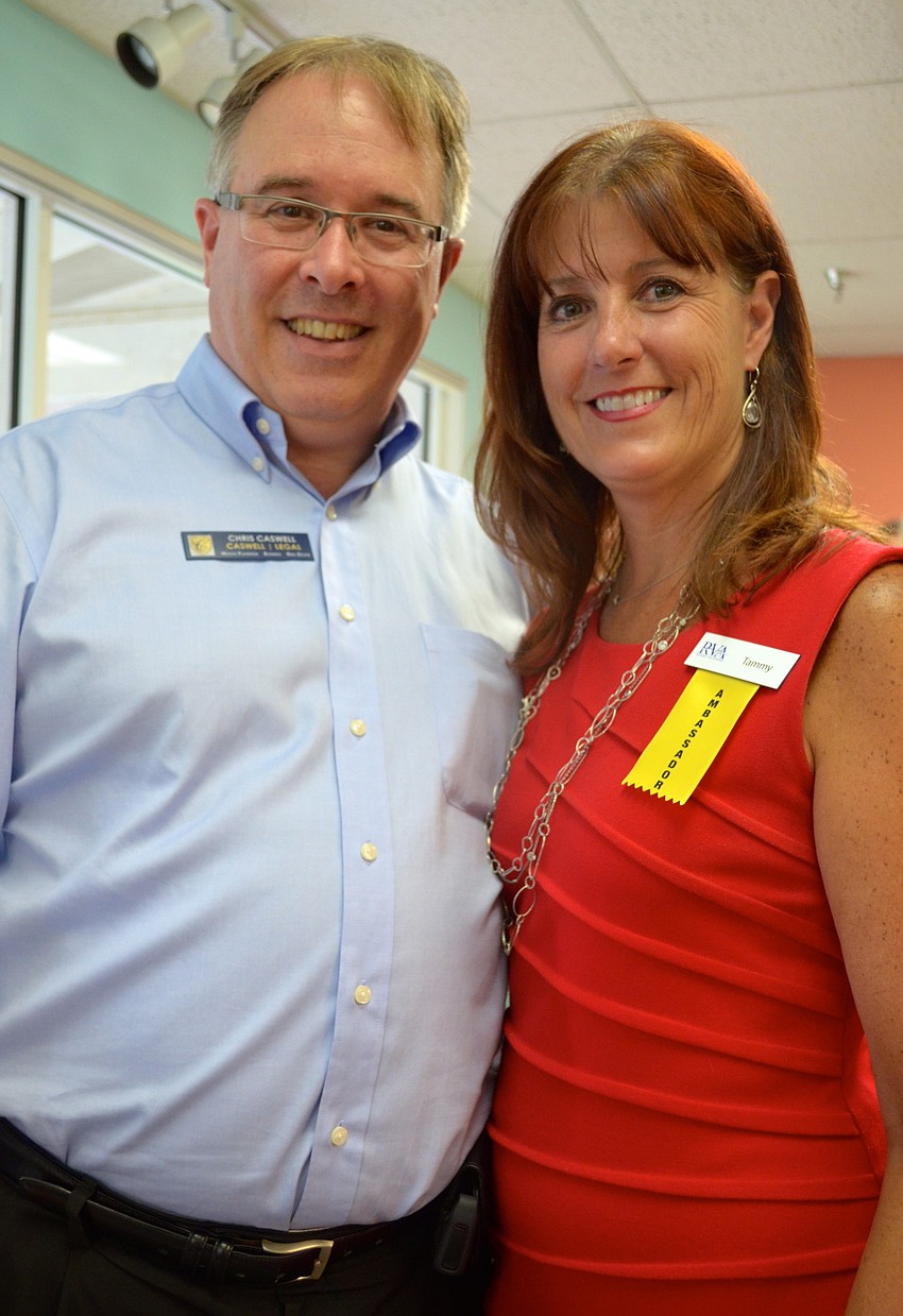 Chris Caswell, Caswell Legal, and Tammy Halsted, RVA Vacation Rentals