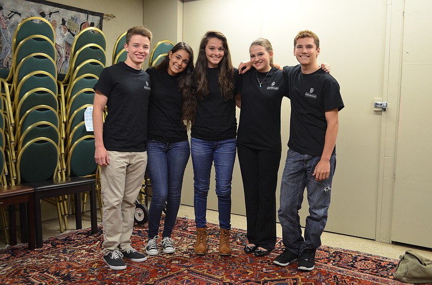 Tanner Holman, Emma Riahi, Lily Donoghue, Samantha Perry, and Nicholas Winkelmeyer