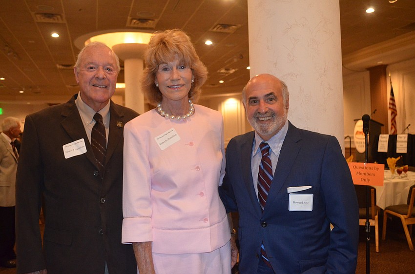 Edward and Roberta Hamilton with Howard Katz
