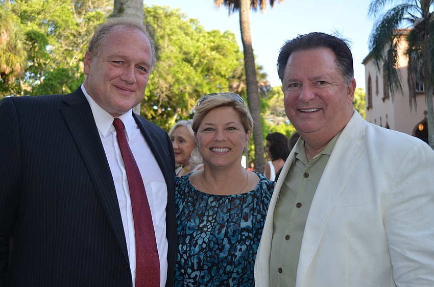 John Amabile with John Fain with Angela Massaro-Fain