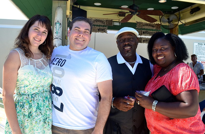 Tracie and Jason Stanford with Sam and Tracy Hatley