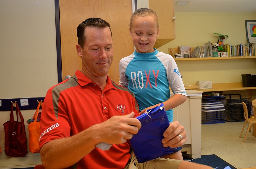 Primrose School at Lakewood Ranch owner Brad Frank, with his daughter, Ally.