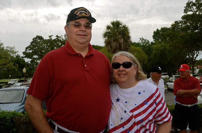Retired Navy Captain Carl Morris and his wife, Mary Lou.