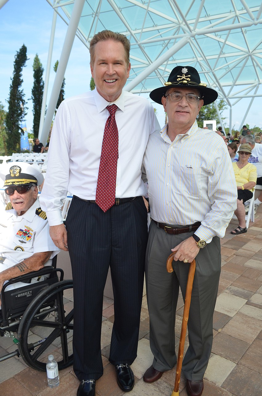 Congressman Vern Buchanan and Lt. Cl. Lee F. Kichen