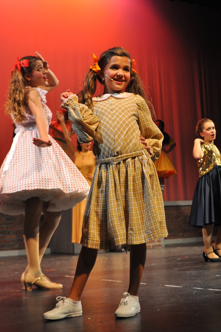 Bella Rogers looks cute as Little Inez Stubbs.