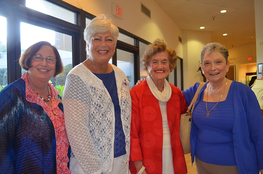 Julie Friedman, Sandi Kligman, Betty Schoenbaum and Joan Paru
