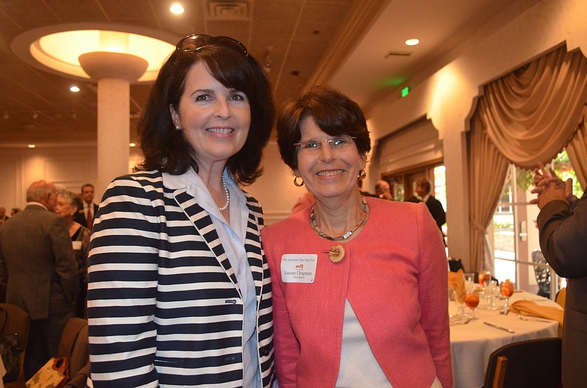 Kathy Antunes with City Commissioner Susan Chapman