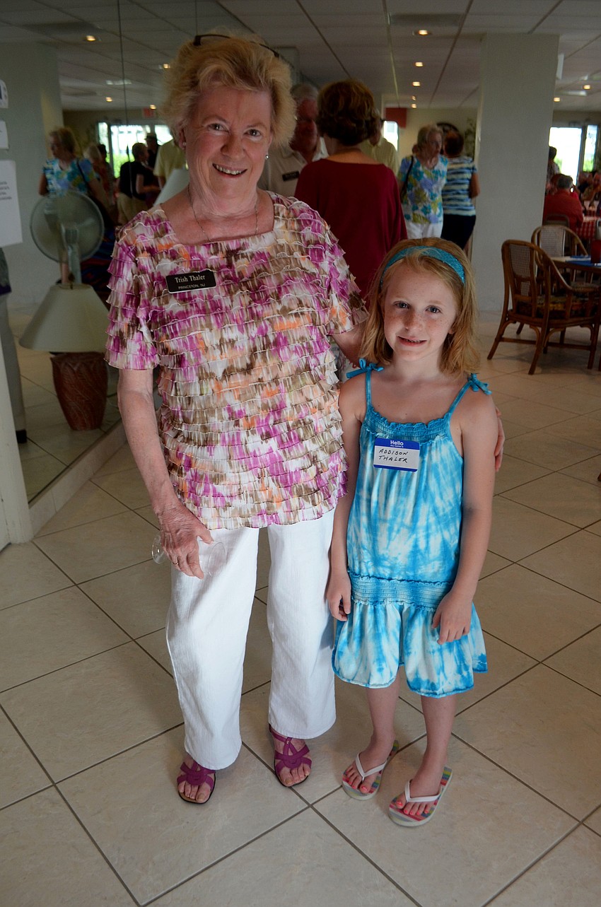 Trish Thaler with her granddaughter Addison Thaler