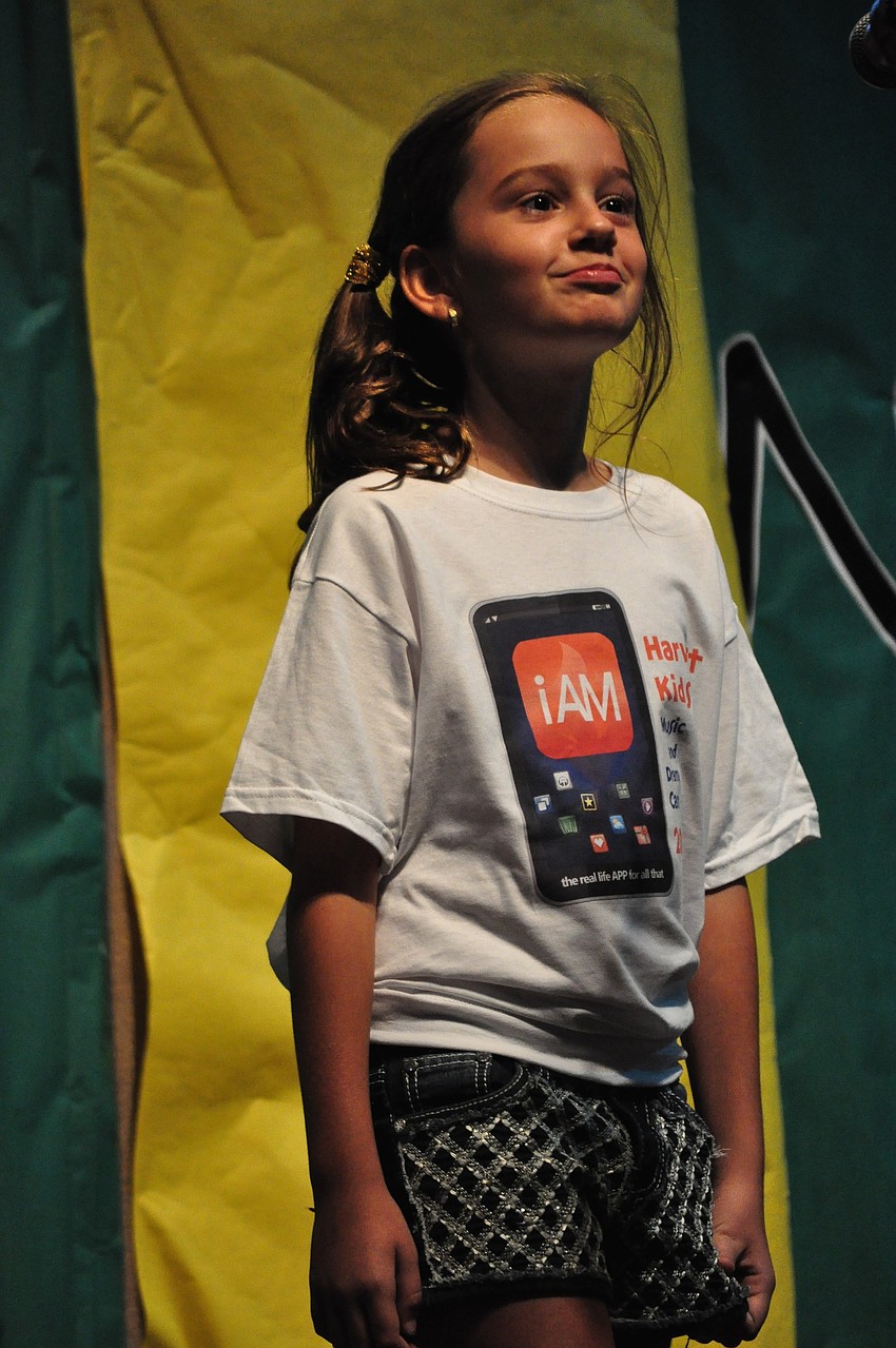 Parker Rose Haught has fun.