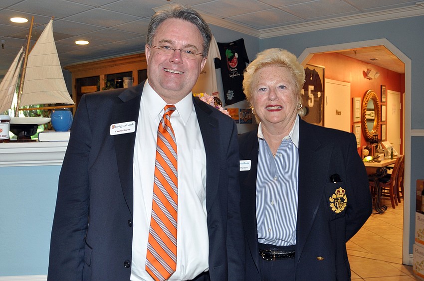 Featured speaker Charlie Brown and Lynette Warnars