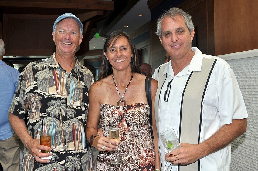 Mike Hagan with Diana and Matthew Straeb