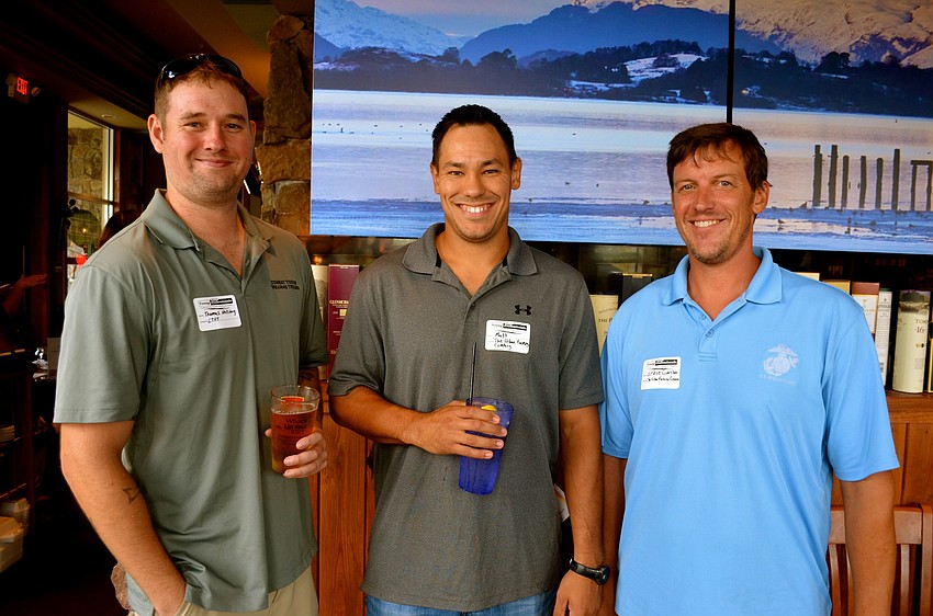 Thomas Holliday, Matt Harper and Steve Carlson are new to Manatee Young Professionals.
