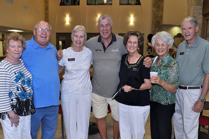 Trish Thaler, Jim Shields, Jackie Dixon, Nick Kovalakides, Patty Bowes, Ginny Dreher and John Dixon