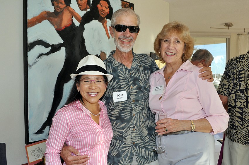Lee-En Chung, Tom Benjamin and Judy Bennett