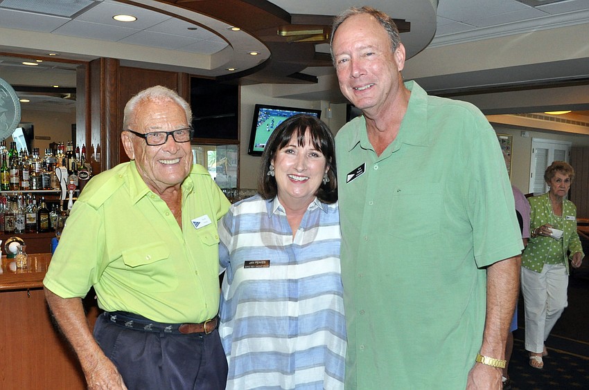 Herb Jones with Jan and Commodore Lee Peakes